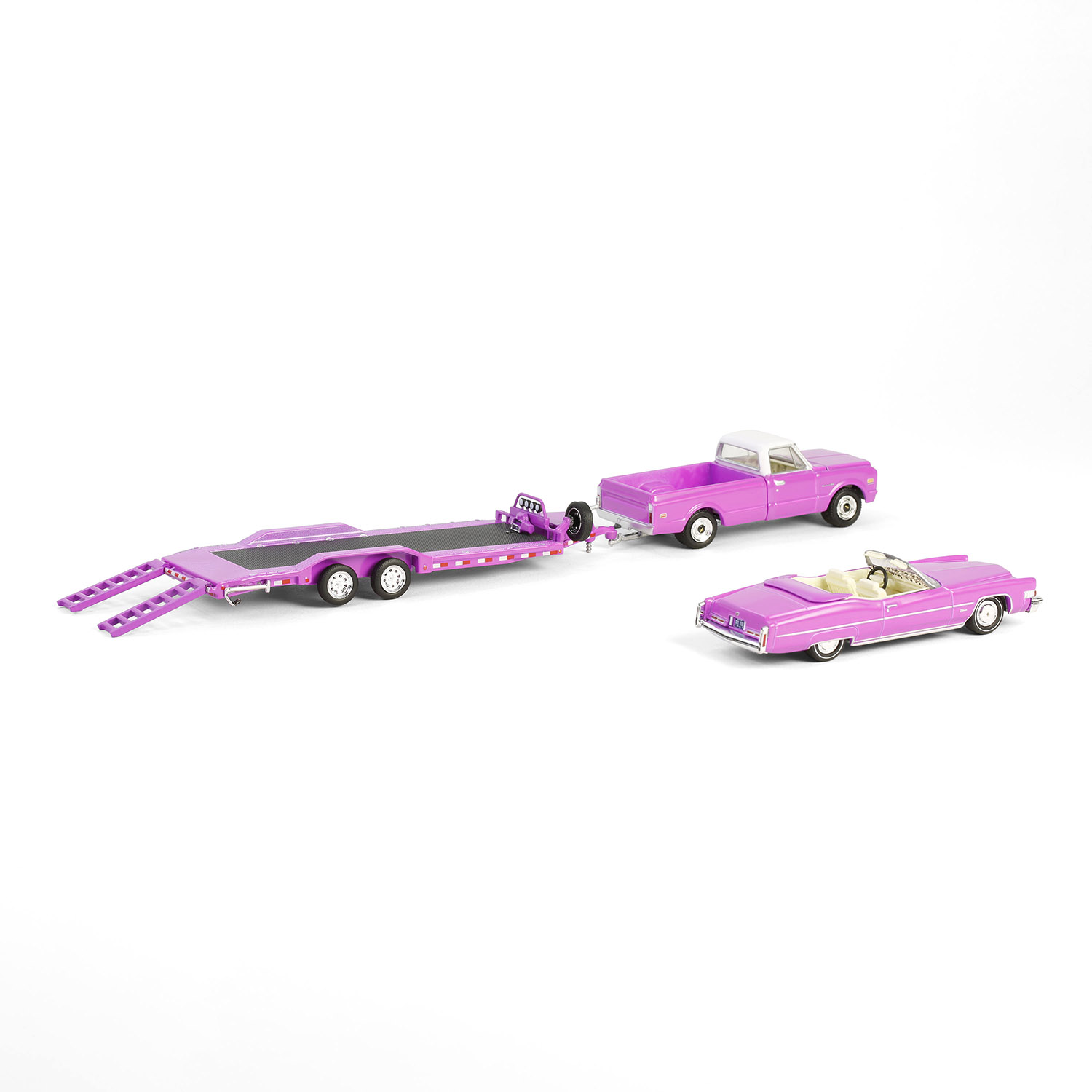 Cadillac Eldorado Convertible with  Chevrolet C30 & Heavy Duty Car Hauler
