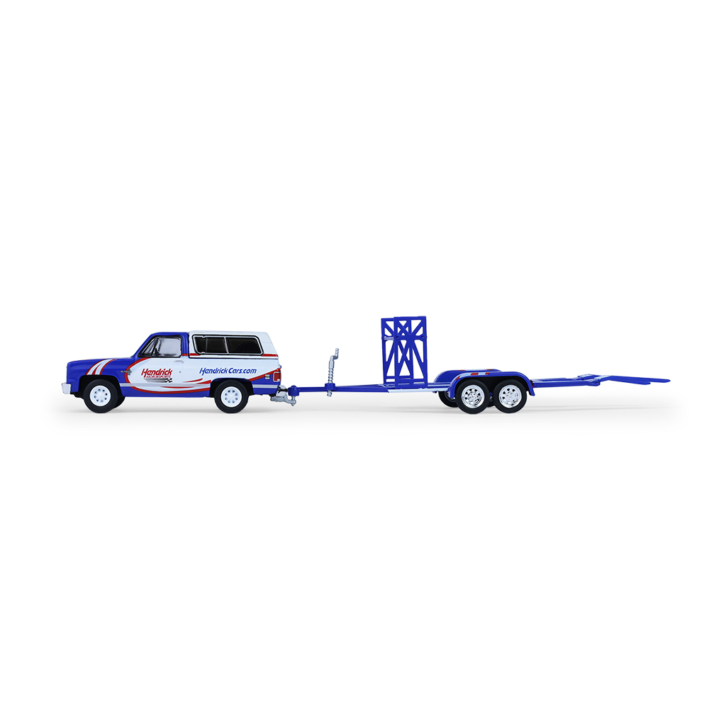 K5 Blazer Silverado & Camaro – Hendrick Motorsports – Kyle Larson #5 HendrickCars.com First Win Tribute on Tandem Car Trailer
