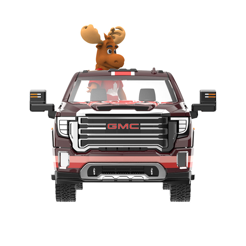 Sierra 3500 HD - Canada Tribute with Moose Figurine