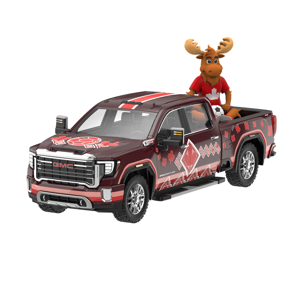 Sierra 3500 HD - Canada Tribute with Moose Figurine