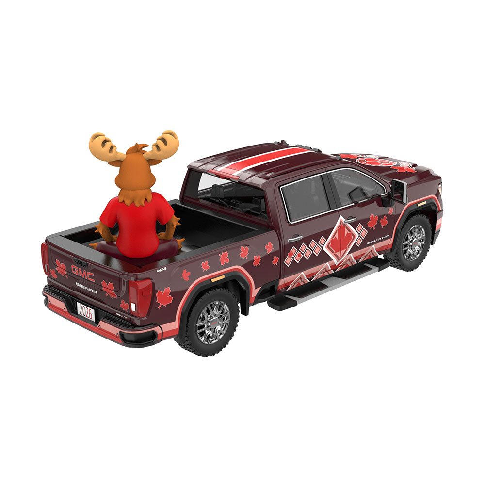 Sierra 3500 HD - Canada Tribute with Moose Figurine