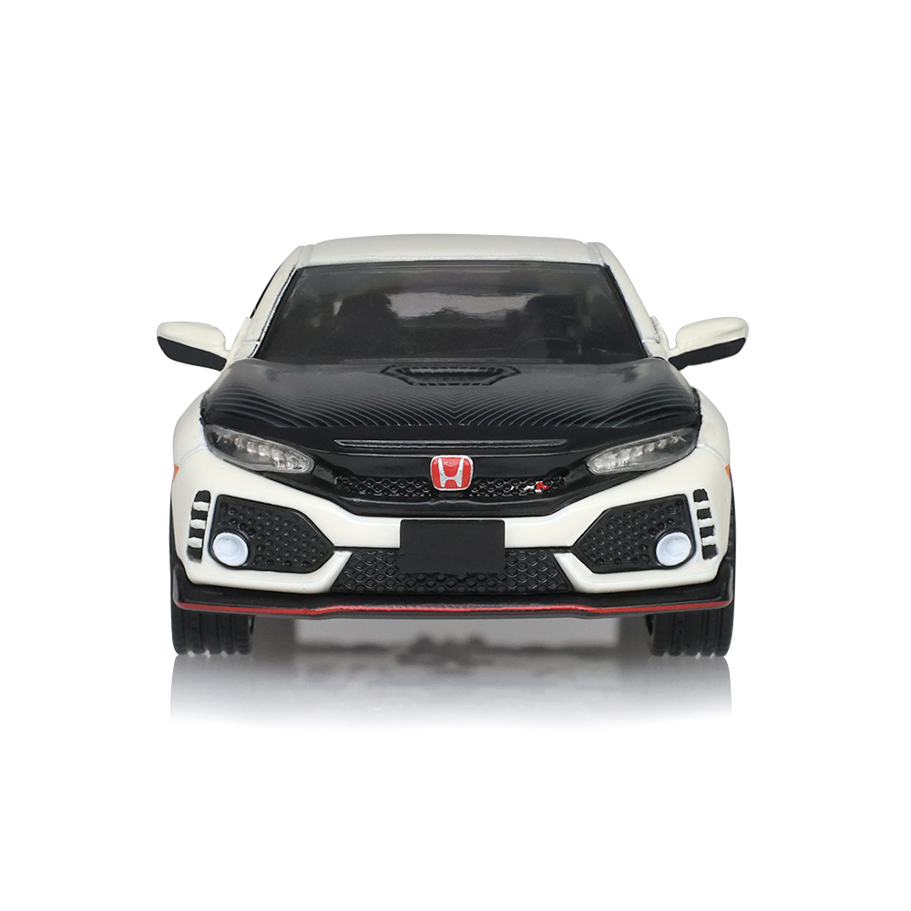Honda Civic Type-R (FK8) with Custom Wheels and Carbon Hood - Championship White