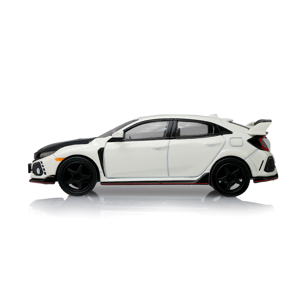 Honda Civic Type-R (FK8) with Custom Wheels and Carbon Hood - Championship White