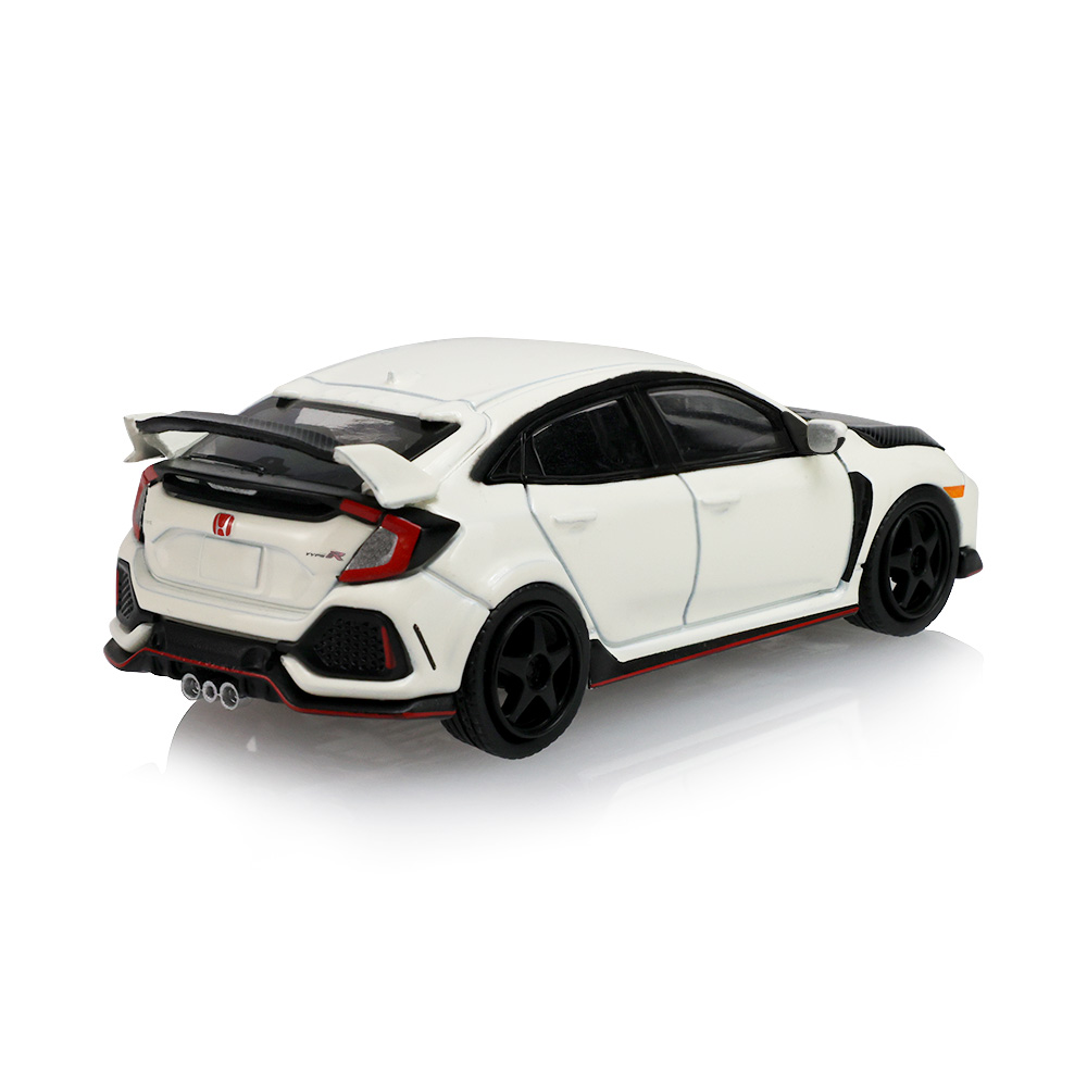 Honda Civic Type-R (FK8) with Custom Wheels and Carbon Hood - Championship White