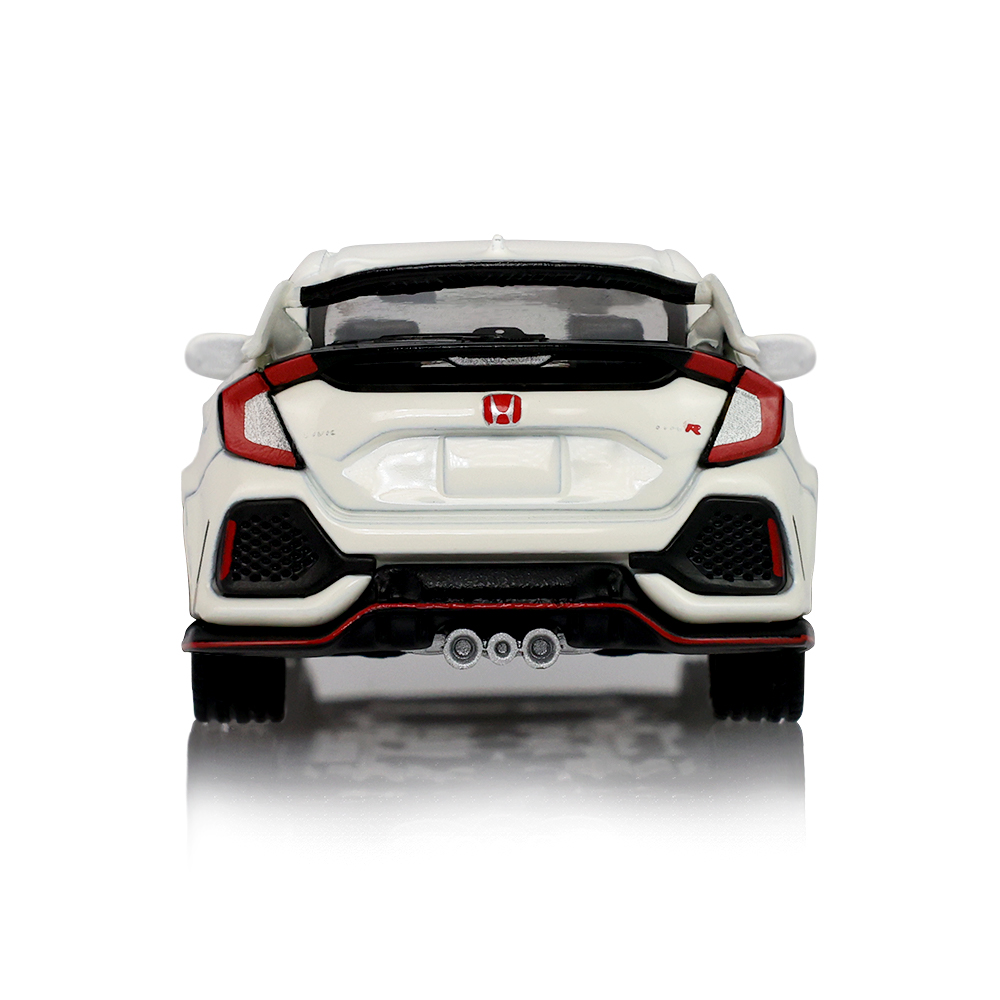 Honda Civic Type-R (FK8) with Custom Wheels and Carbon Hood - Championship White