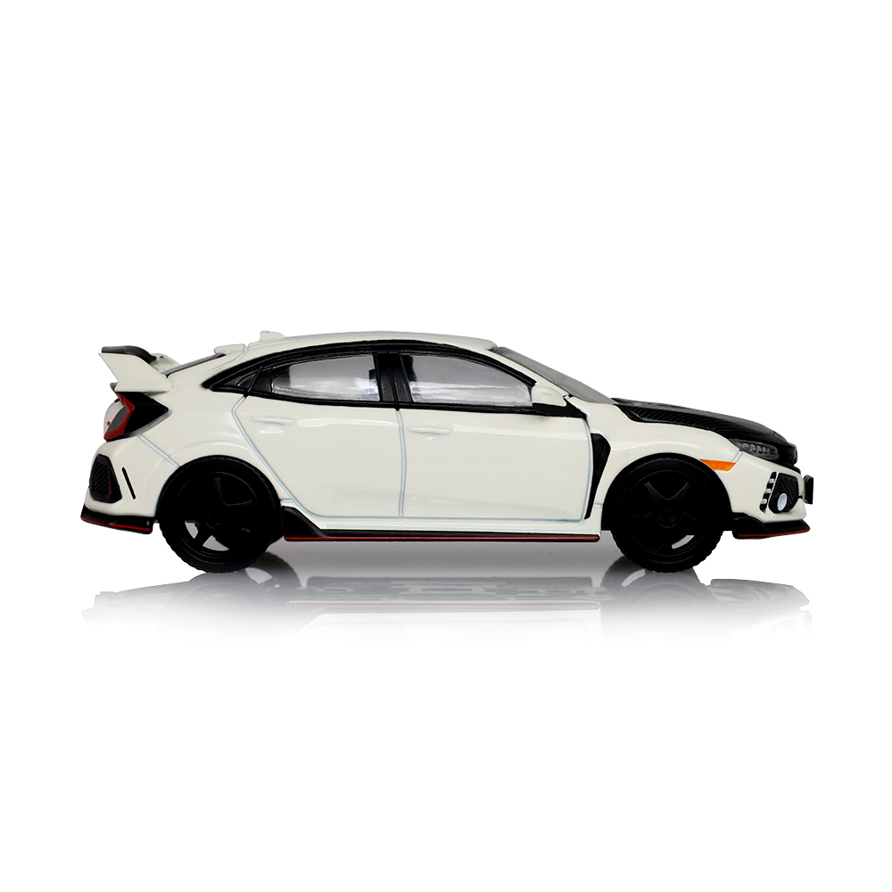 Honda Civic Type-R (FK8) with Custom Wheels and Carbon Hood - Championship White