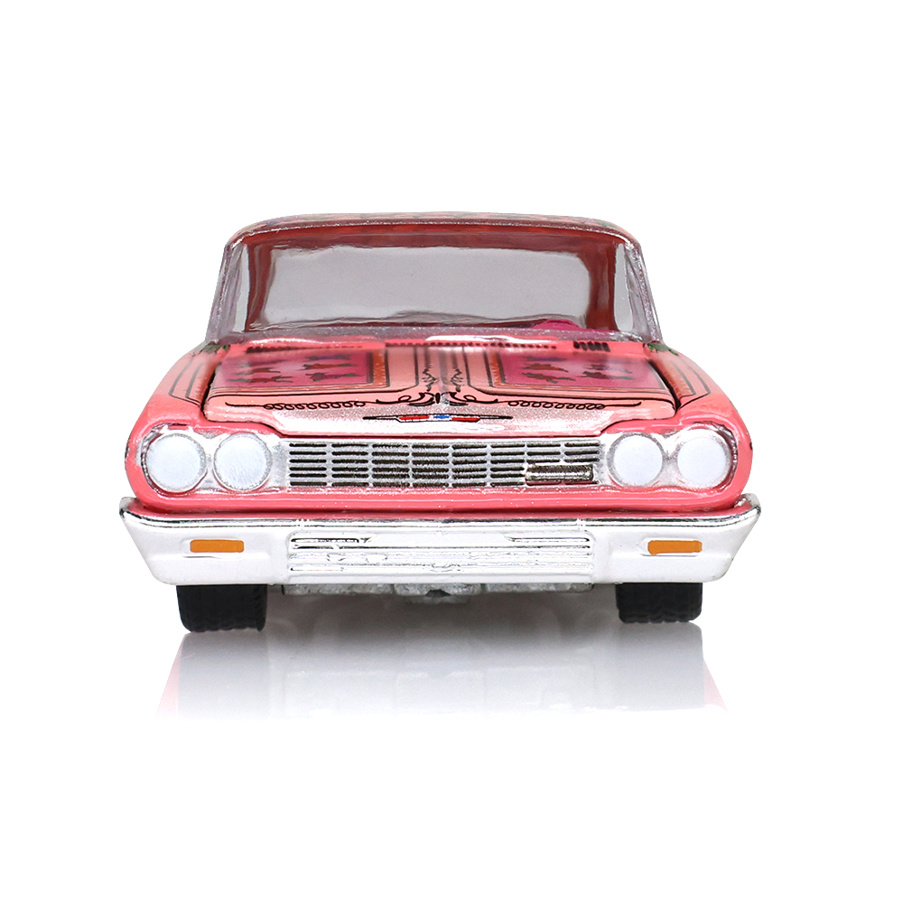 California Lowriders Series 1 - 1964 Chevrolet Impala Lowrider - Pink with Roses