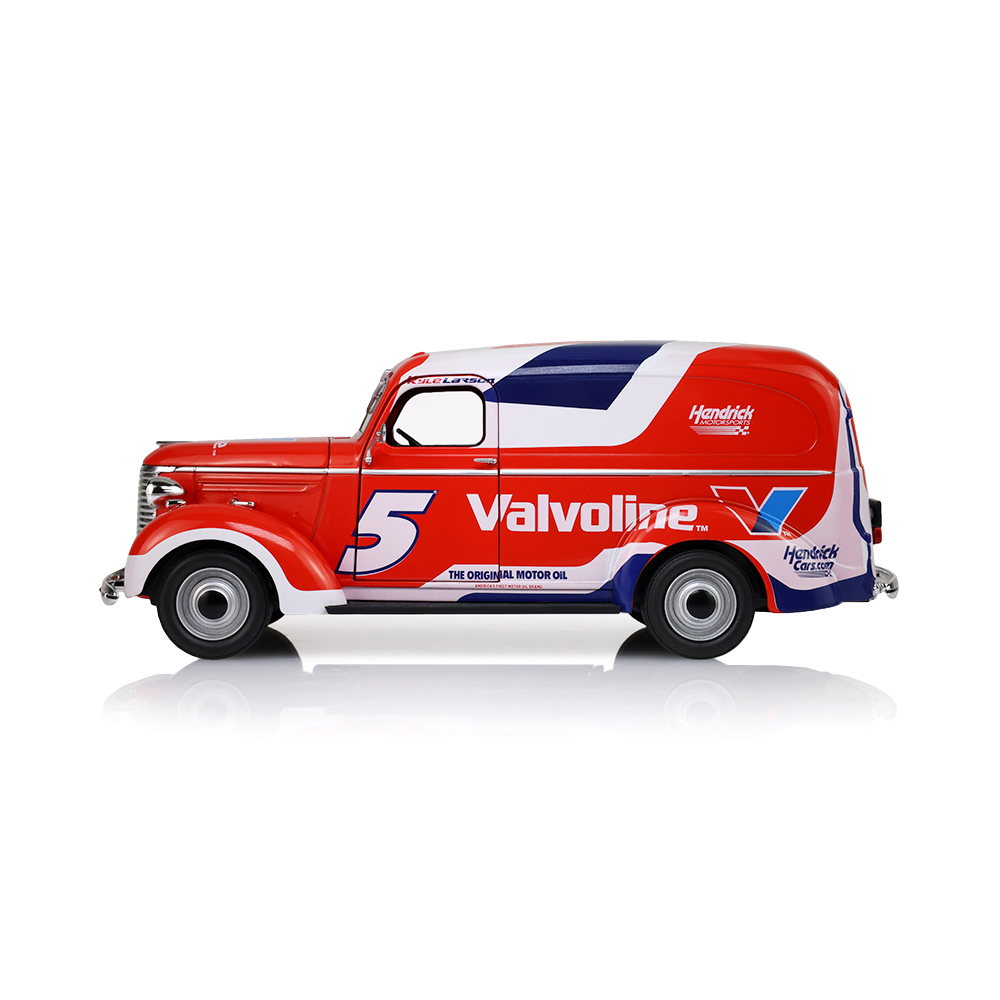 1939 Chevy Panel Van - 2025 No. 5 Valvoline Design in Red and White - Hendrick Motorsports