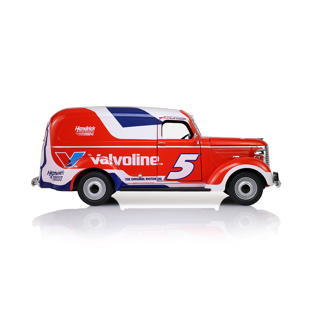 1939 Chevy Panel Van - 2025 No. 5 Valvoline Design in Red and White - Hendrick Motorsports
