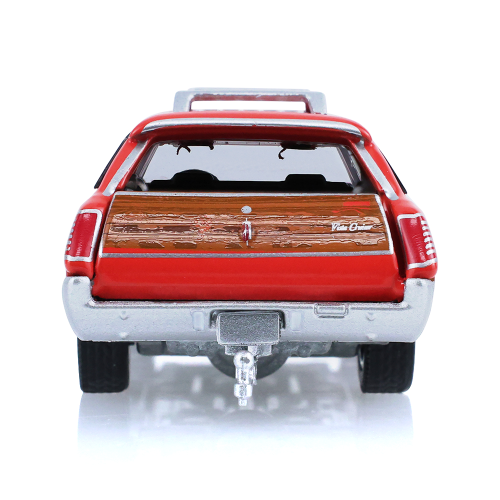 1970 Oldsmobile Vista Cruiser ‐ Rallye Red with Canoe Trailer with Canoe Rack, Canoe and Kayak