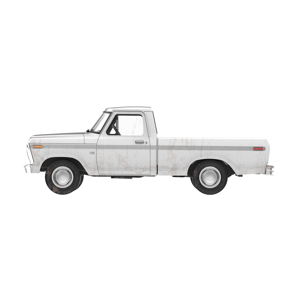 1973 Ford F-100 - White