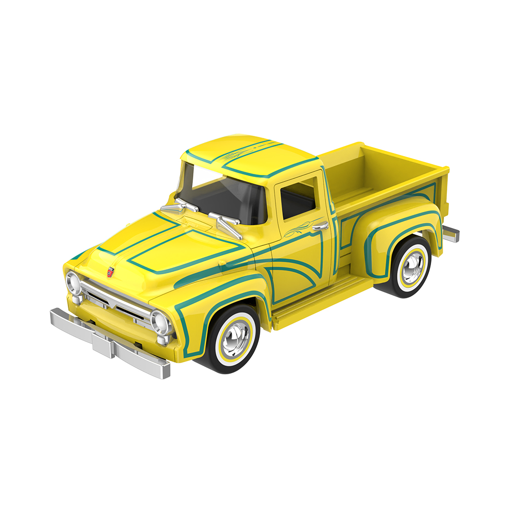 1954 Ford F-100 - California Lowriders - Bright Yellow (New Tooling)