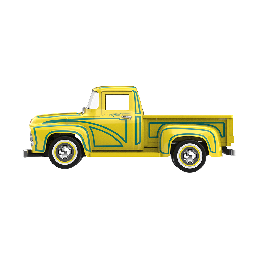 1954 Ford F-100 - California Lowriders - Bright Yellow (New Tooling)