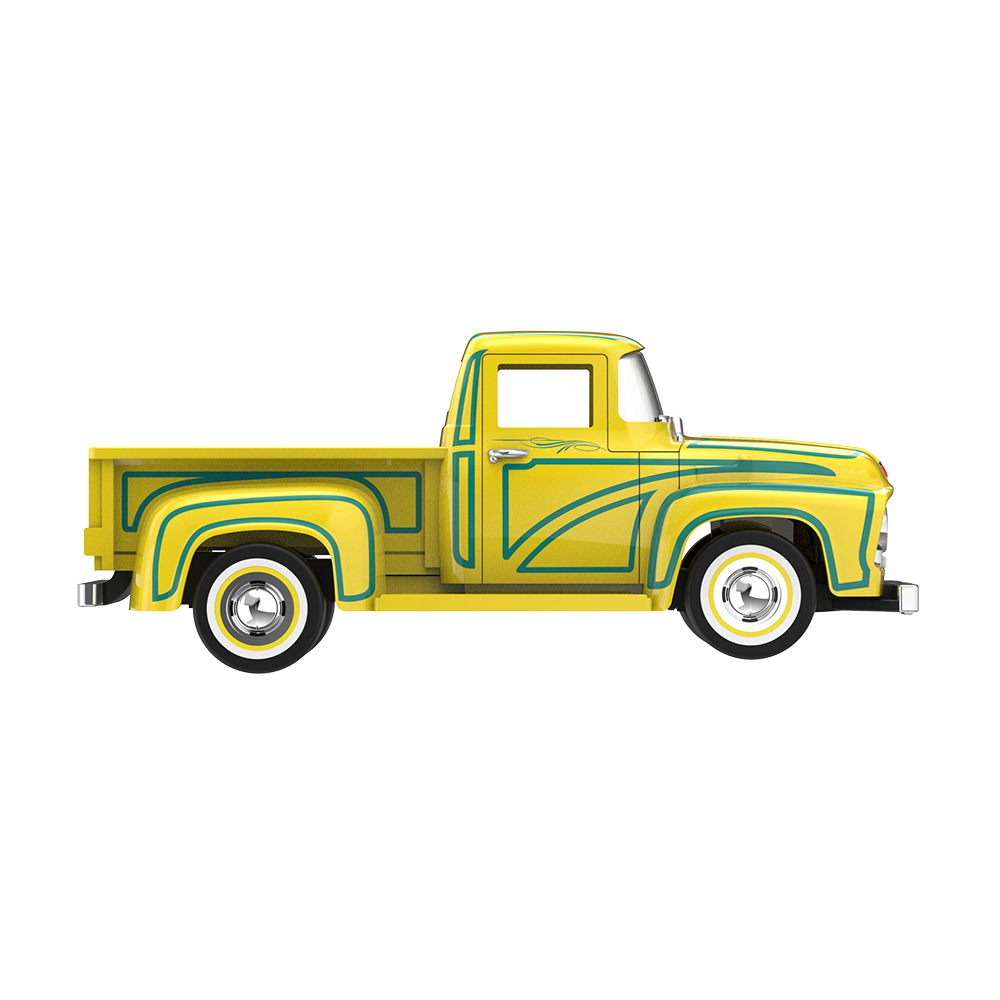 1954 Ford F-100 - California Lowriders - Bright Yellow (New Tooling)