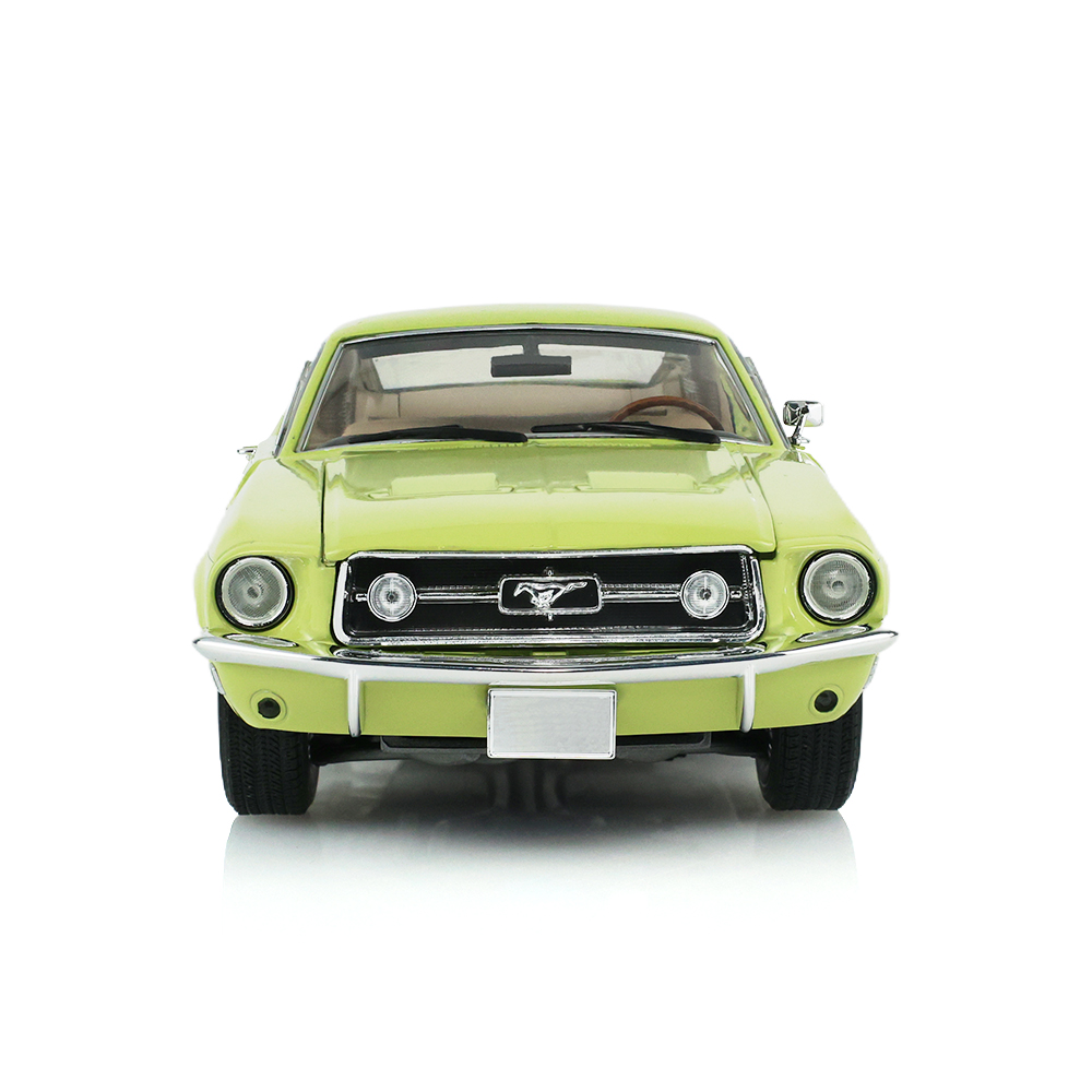 1968 Ford Mustang GT Fastback – Lime Gold with Black GT Stripe