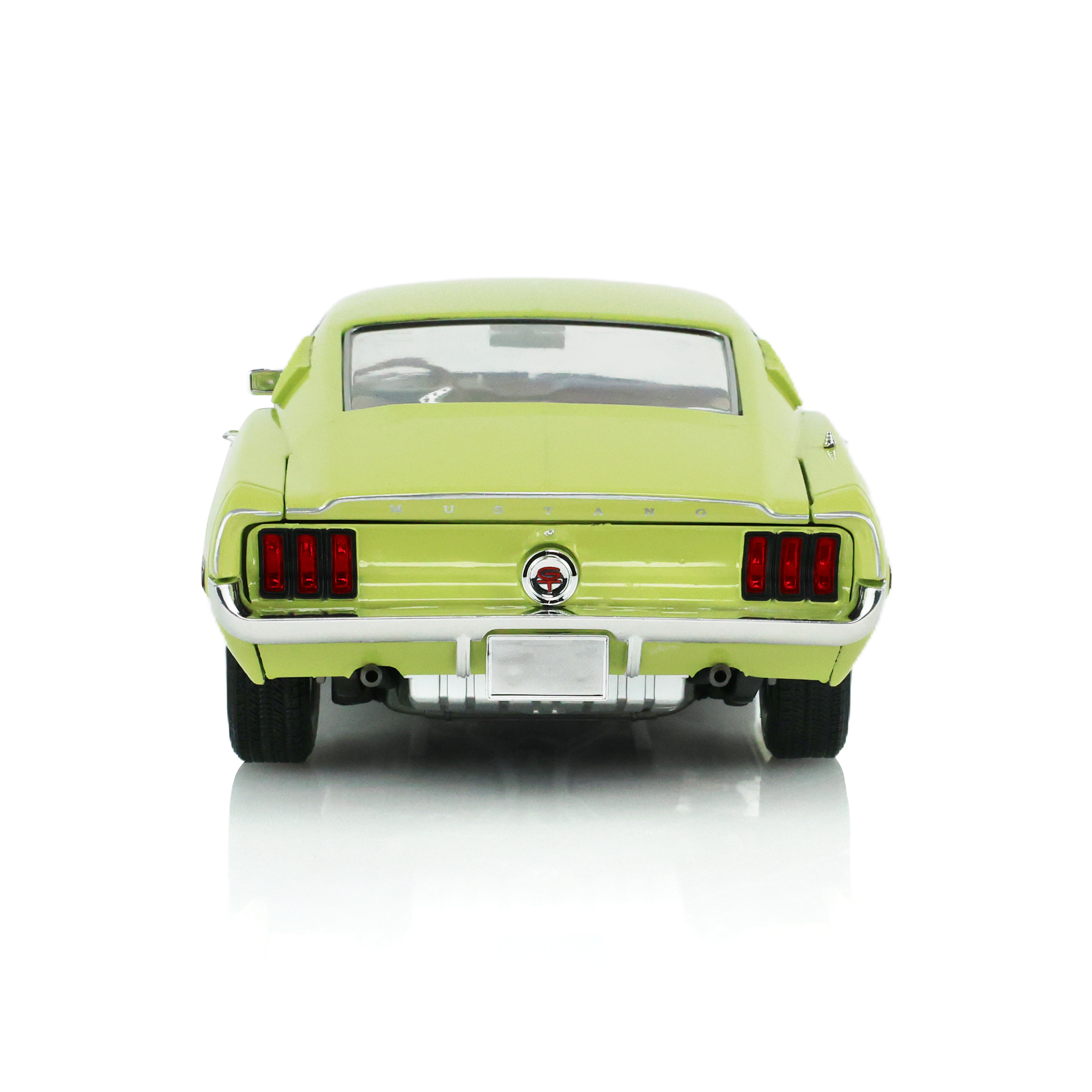 1968 Ford Mustang GT Fastback – Lime Gold with Black GT Stripe