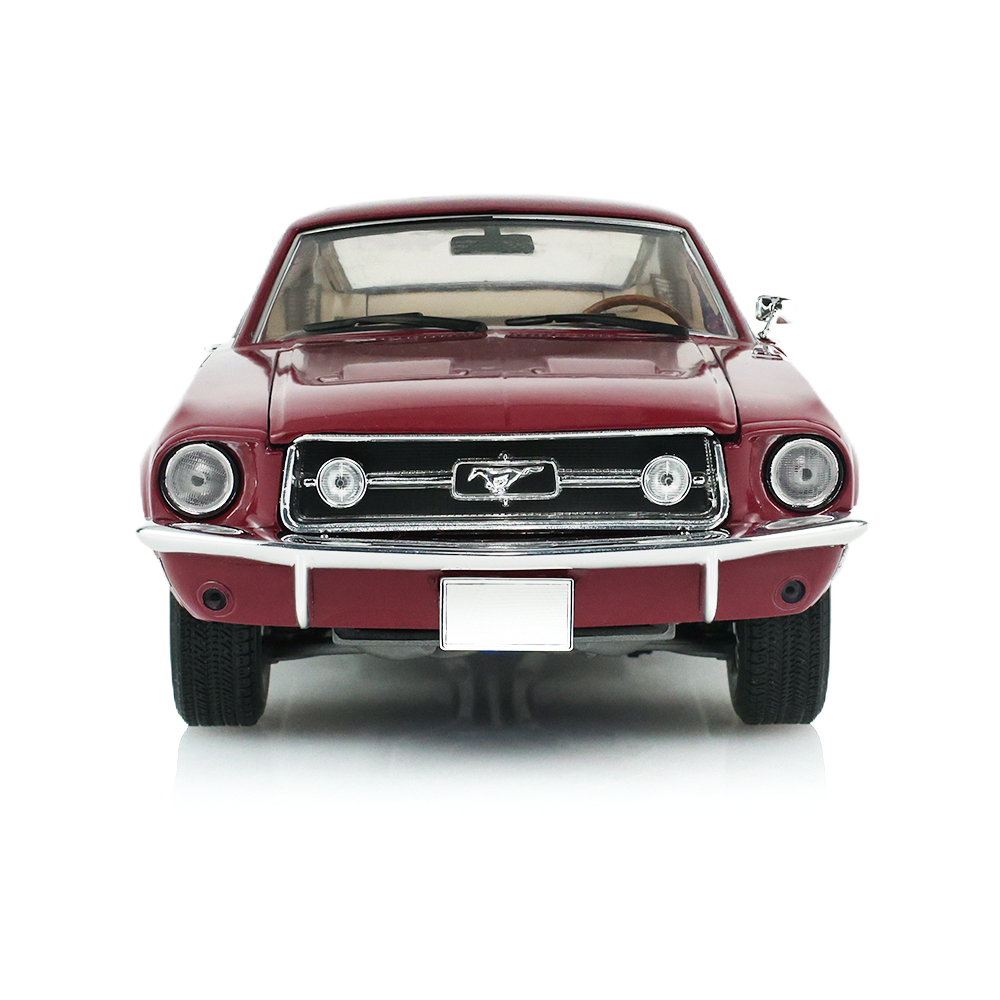 1968 Ford Mustang GT Fastback – Royal Maroon with Gold GT Stripe