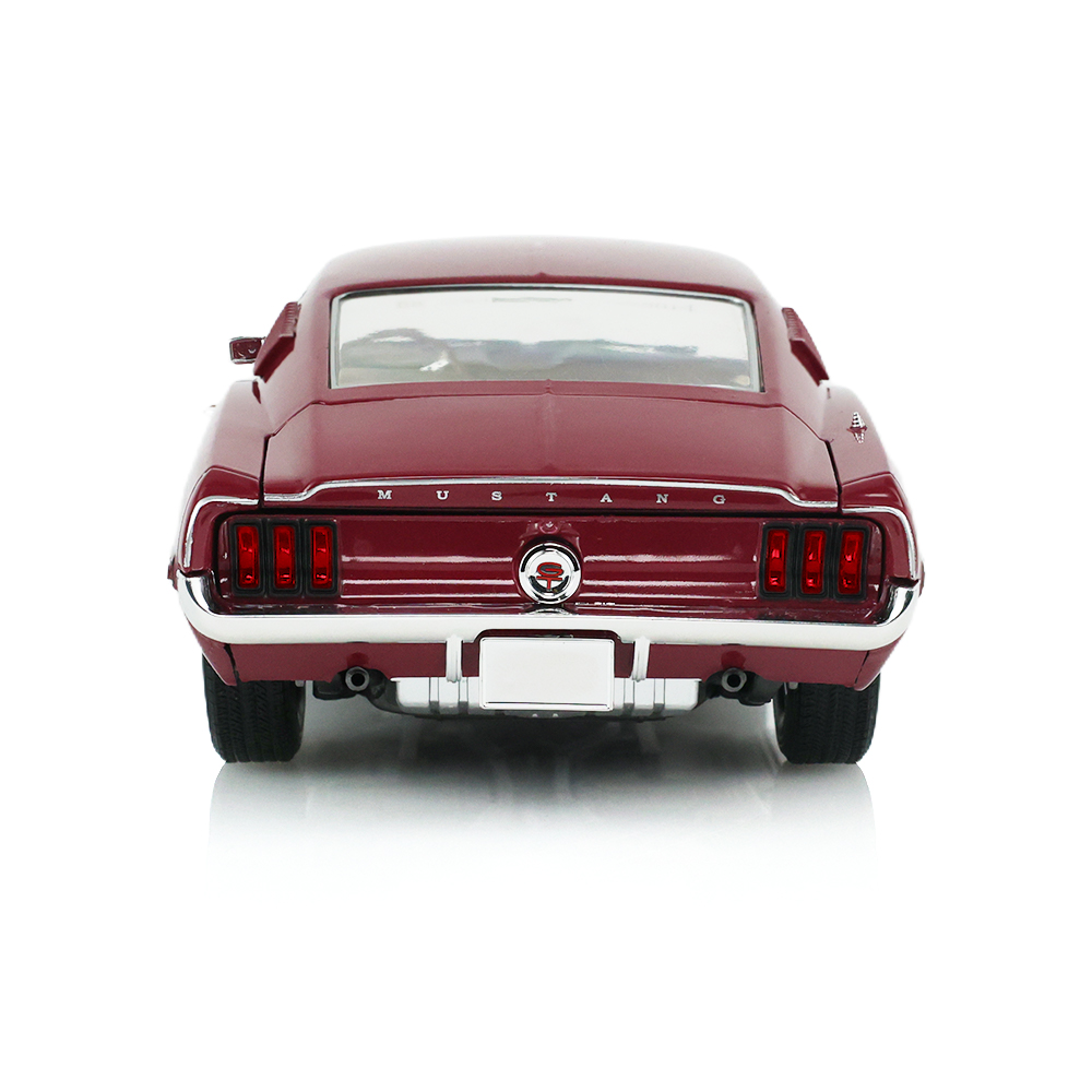 1968 Ford Mustang GT Fastback – Royal Maroon with Gold GT Stripe