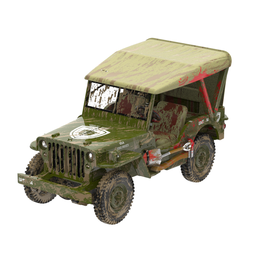 1940 Willys MB Jeep - Zombie Tribute