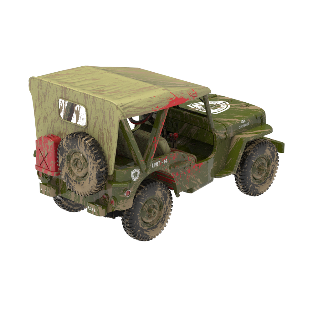 1940 Willys MB Jeep - Zombie Tribute