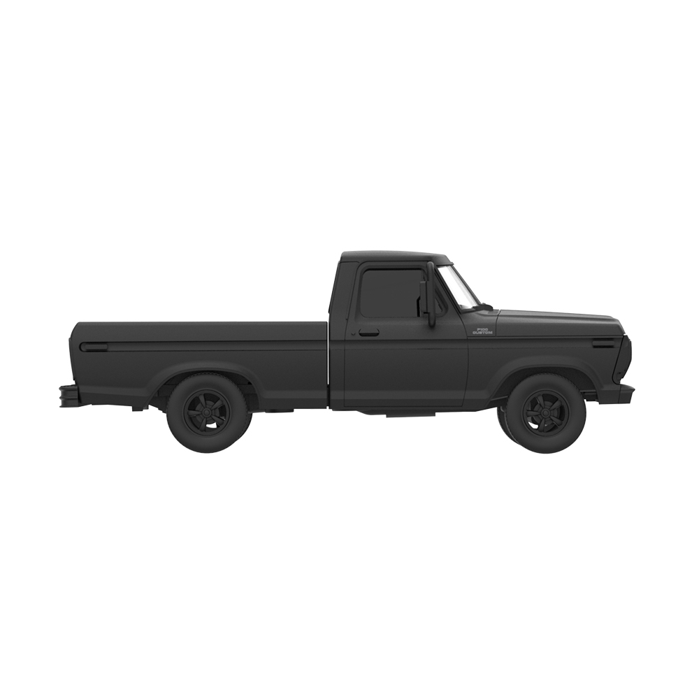 1979 Ford F-100 Custom Pickup - Matte Black