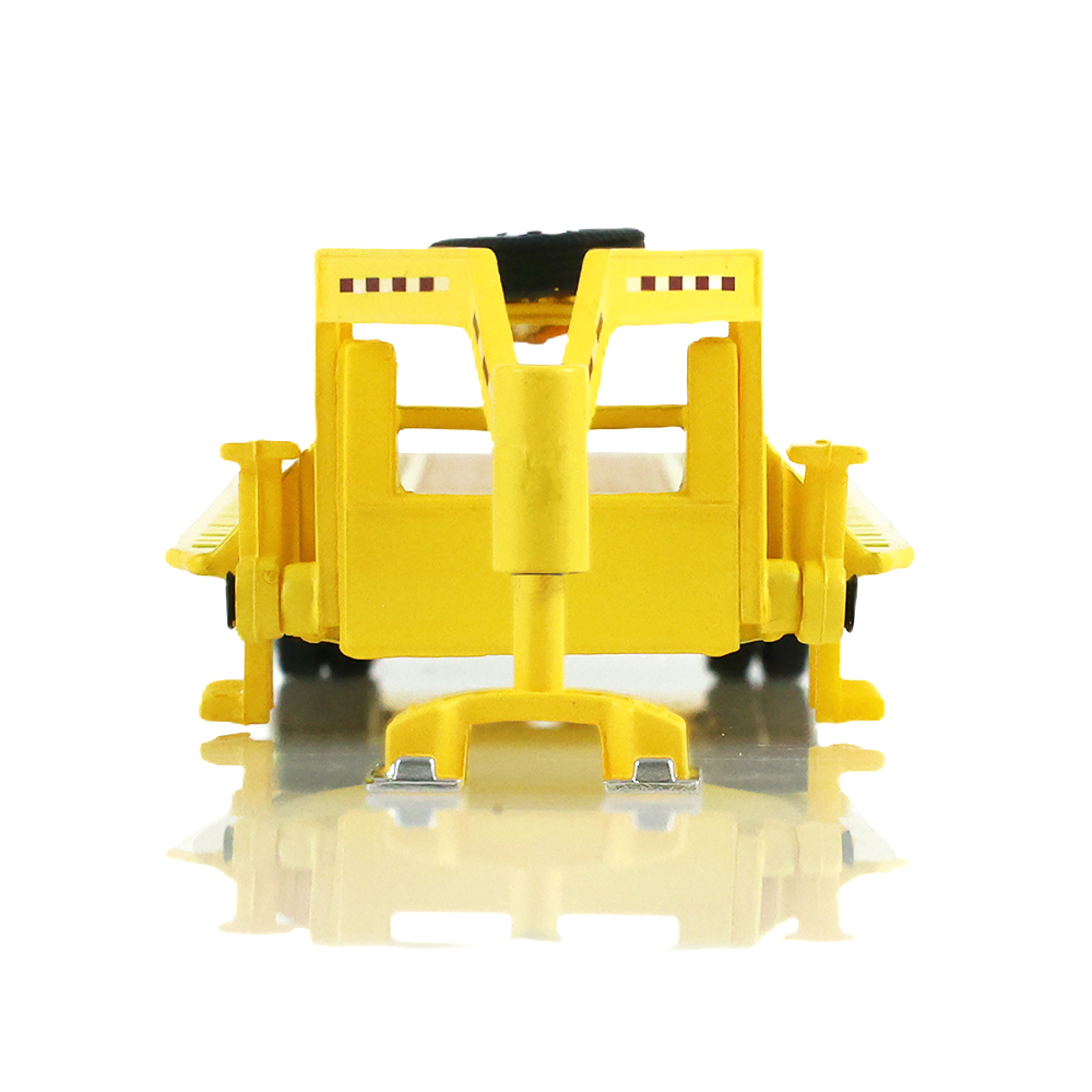Gooseneck Trailer - Yellow with Red and White Conspicuity Stripes