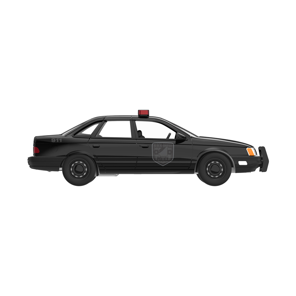 1988 Ford Taurus - Black Bandit Police Solid Pack