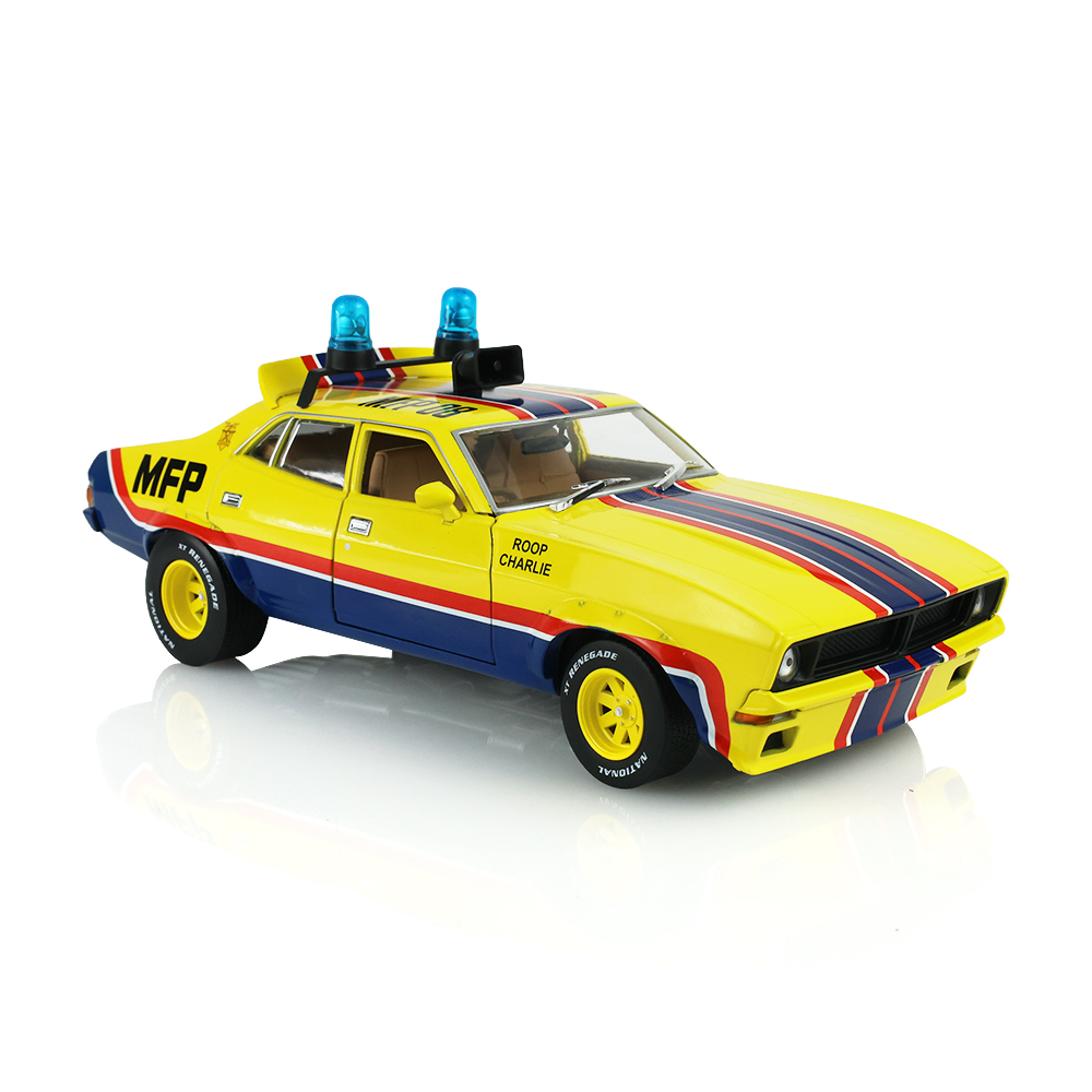 First of the V8 Interceptors (1979) - Roop and Charlie's 1974 Ford Falcon XB 4-Door Sedan M.F.P. #08 - Big Bopper XB Police Pursuit