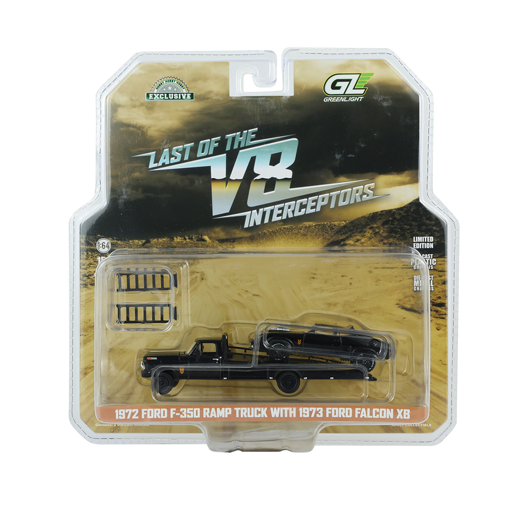 1972 Ford F-350 Ramp Truck with Last of the V8 Interceptors (1979) 1973 Ford Falcon XB