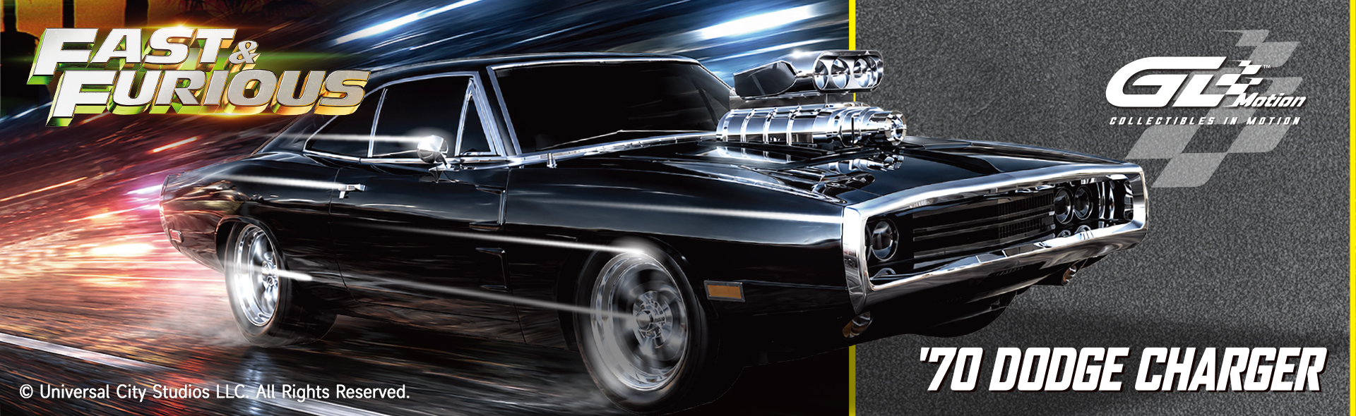 The Fast & the Furious "Dom's Charger" Combo set