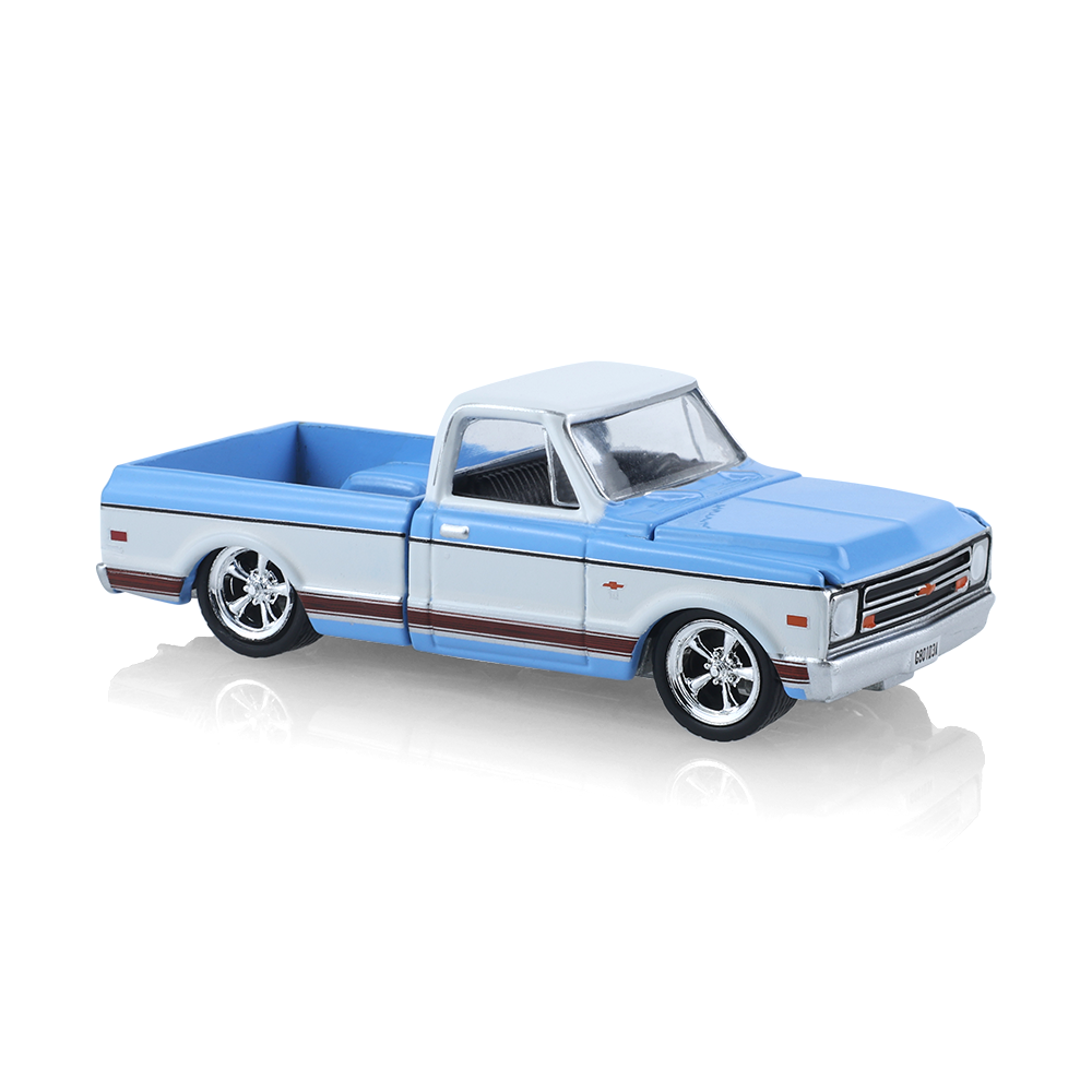 1968 Chevrolet C-10 - Azure Blue and White