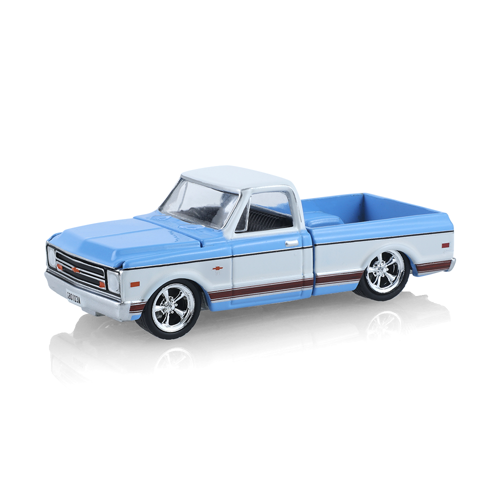 1968 Chevrolet C-10 - Azure Blue and White