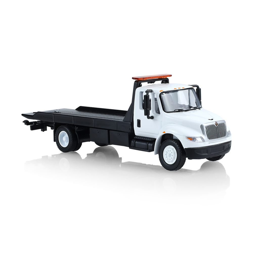 2014 International Durastar 4400 with 2017 Ford GT – Liquid Grey with White Stripes