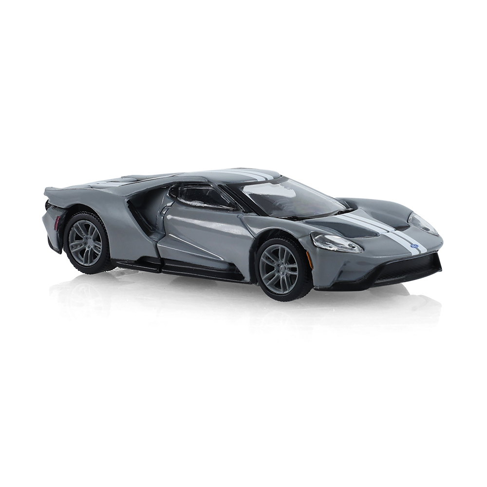 2014 International Durastar 4400 with 2017 Ford GT – Liquid Grey with White Stripes