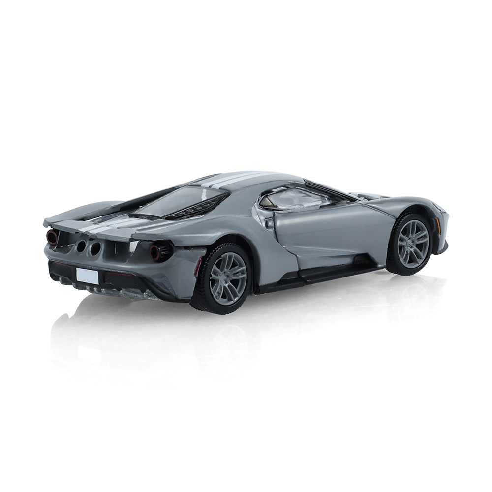 2014 International Durastar 4400 with 2017 Ford GT – Liquid Grey with White Stripes