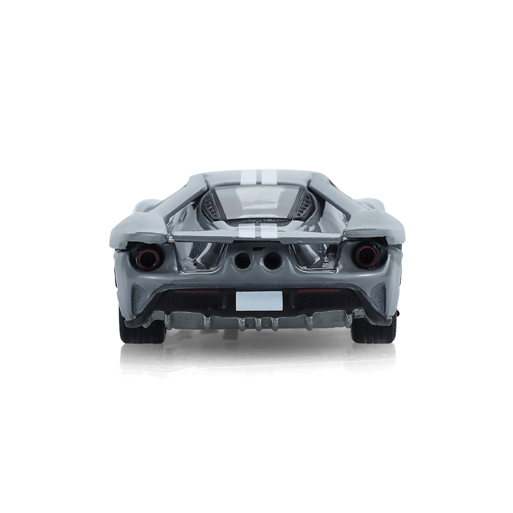 2014 International Durastar 4400 with 2017 Ford GT – Liquid Grey with White Stripes