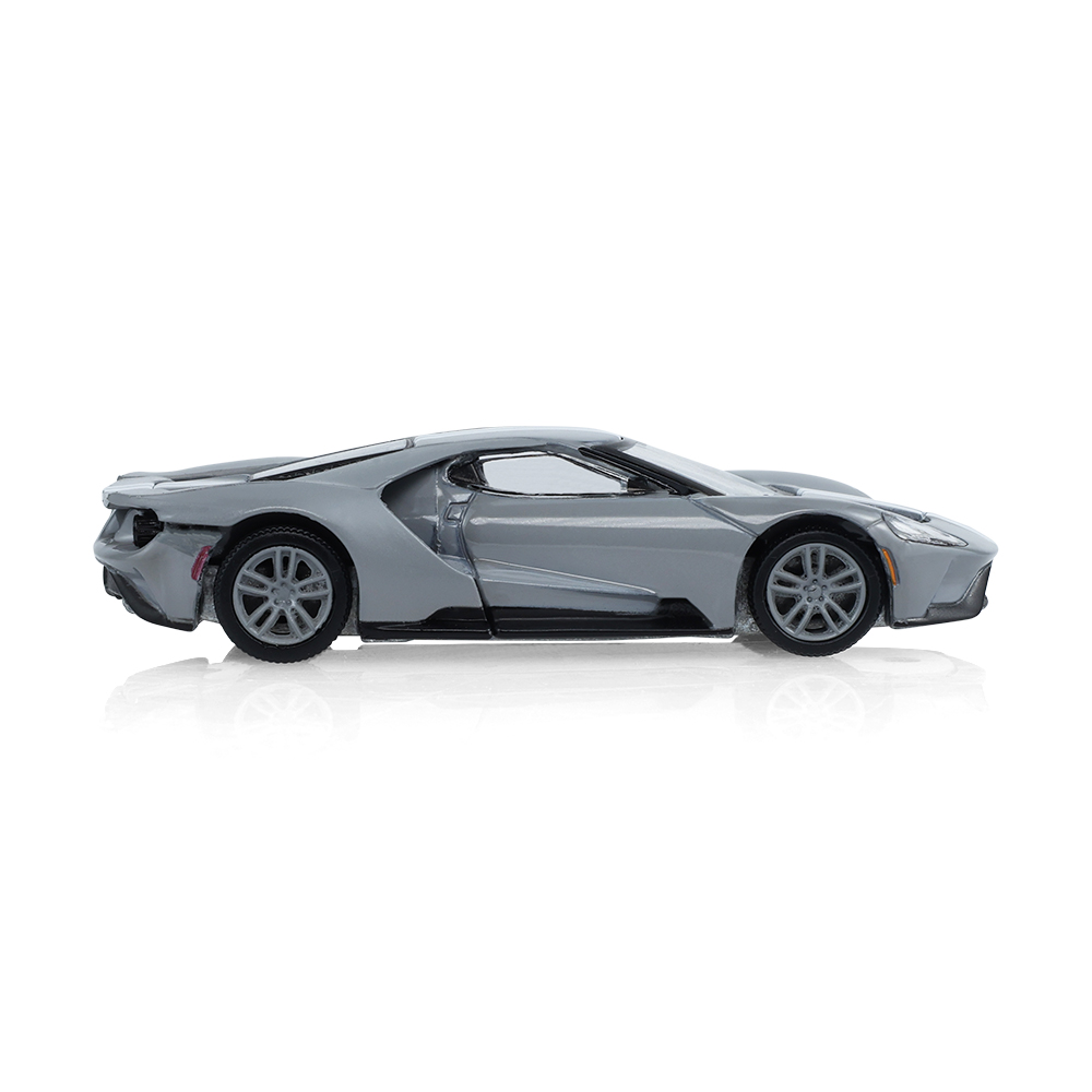 2014 International Durastar 4400 with 2017 Ford GT – Liquid Grey with White Stripes