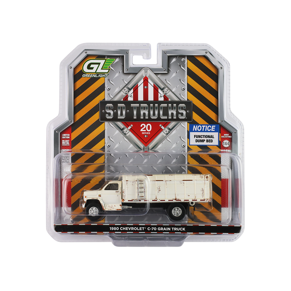 1980 Chevrolet C-70 Grain Truck – White (Weathered) Solid Pack